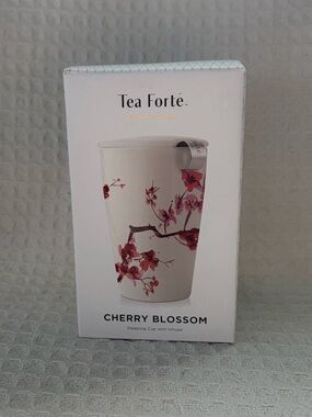 Tea Forte Kati Cherry Blossom Steeping Cup With Infuser New In Box